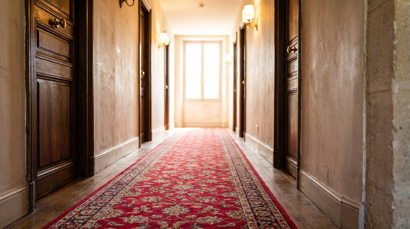 Après — Moquette de couloir avant après