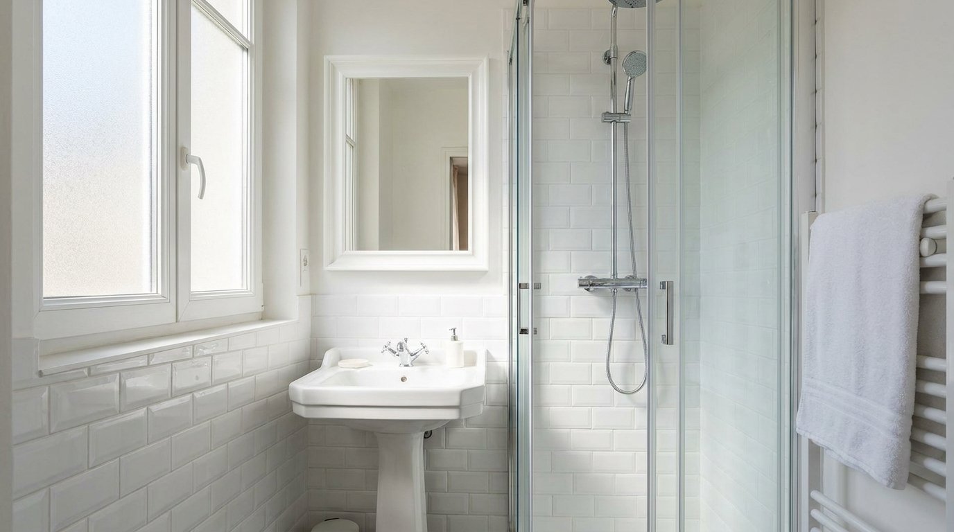 Après — Salle d’eau avant après