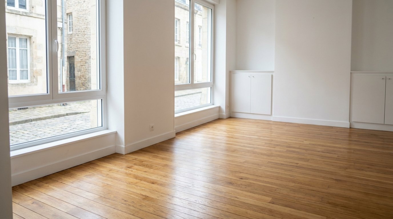 Après — Logement vide avant après