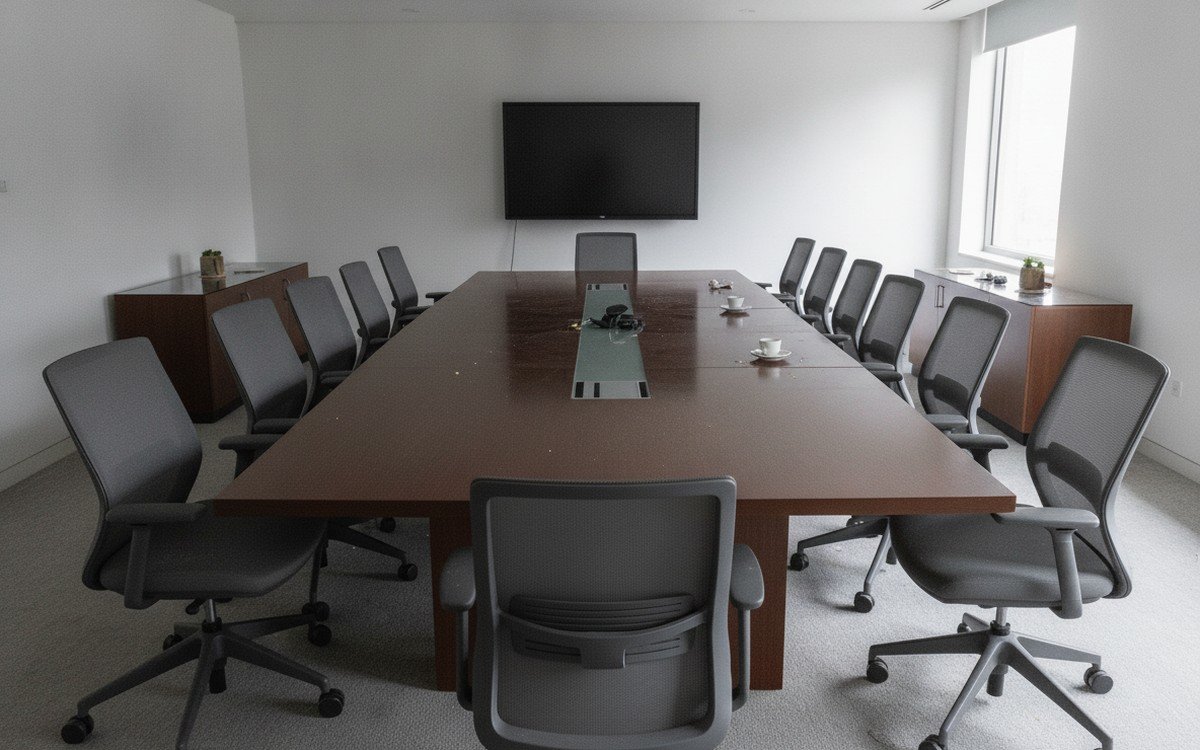 Après — Salle de réunion avant après